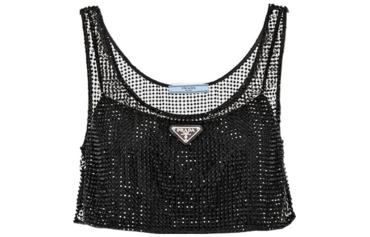 

Майка женская черная Prada
