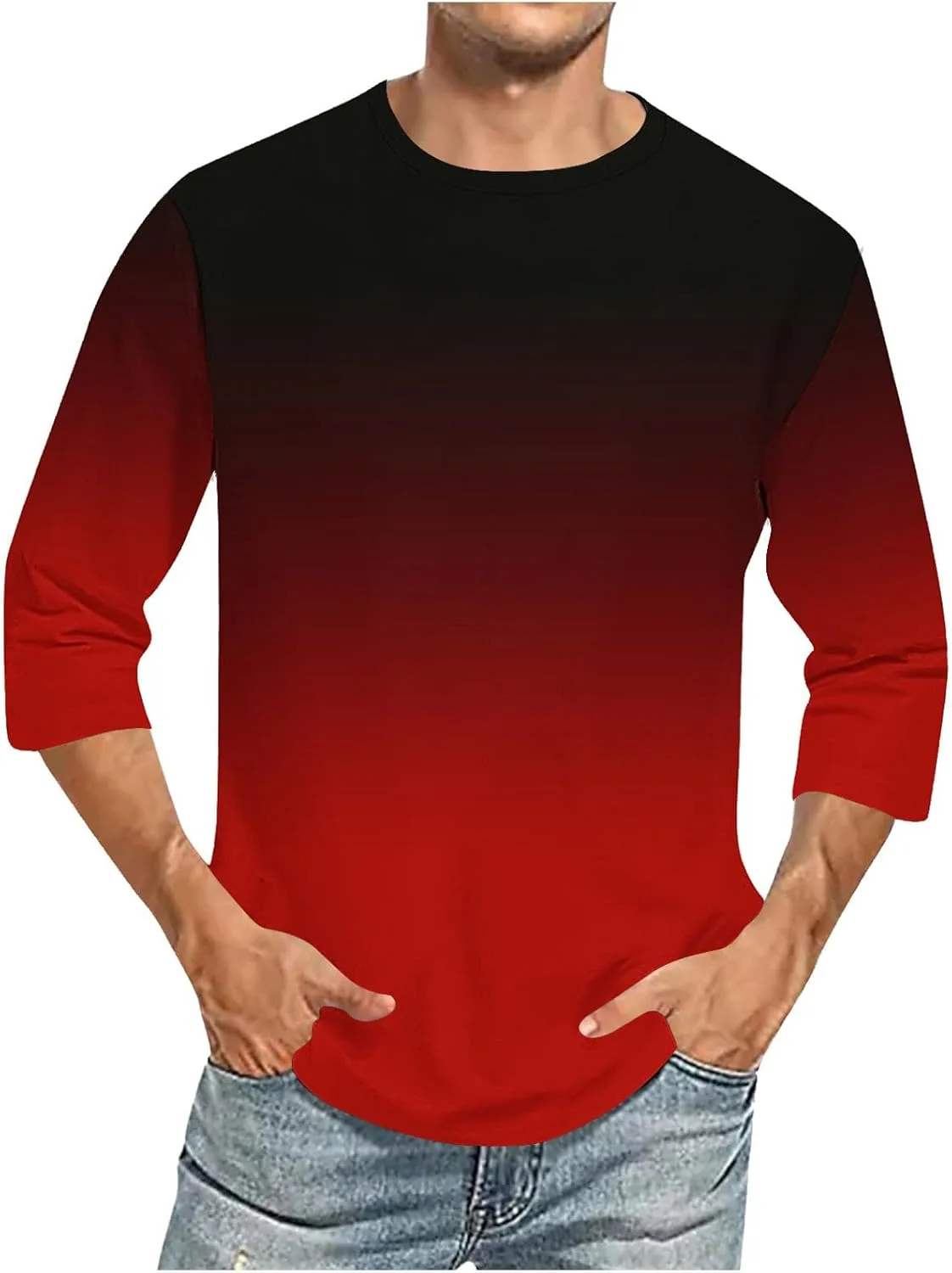 

Мужская футболка с коротким рукавом Casual Ombre Color