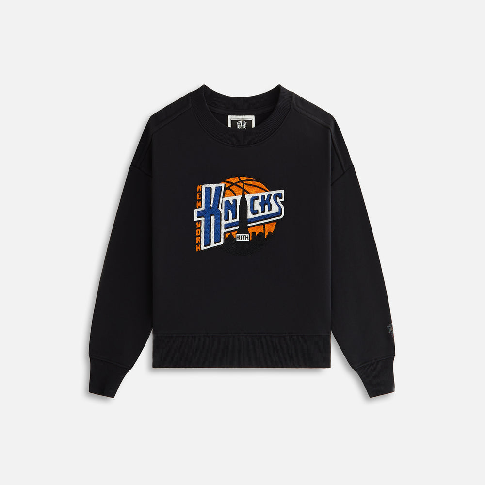 

Свитер Kith Kids for the New York Knicks City Nelson Crewneck, черный