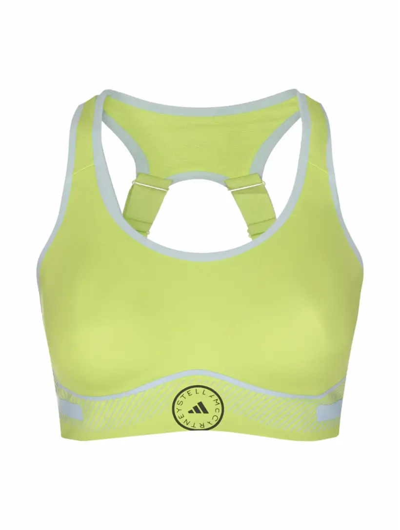 

Спортивный топ TruePace Adidas by Stella McCartney, зелёный