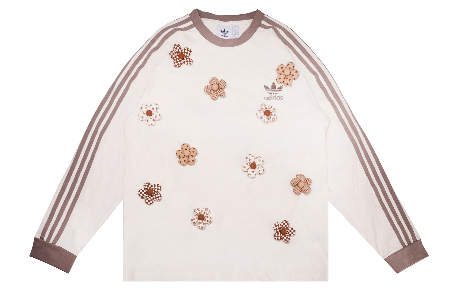 

Футболка унисекс Adidas Originals, бежевый/коричневый