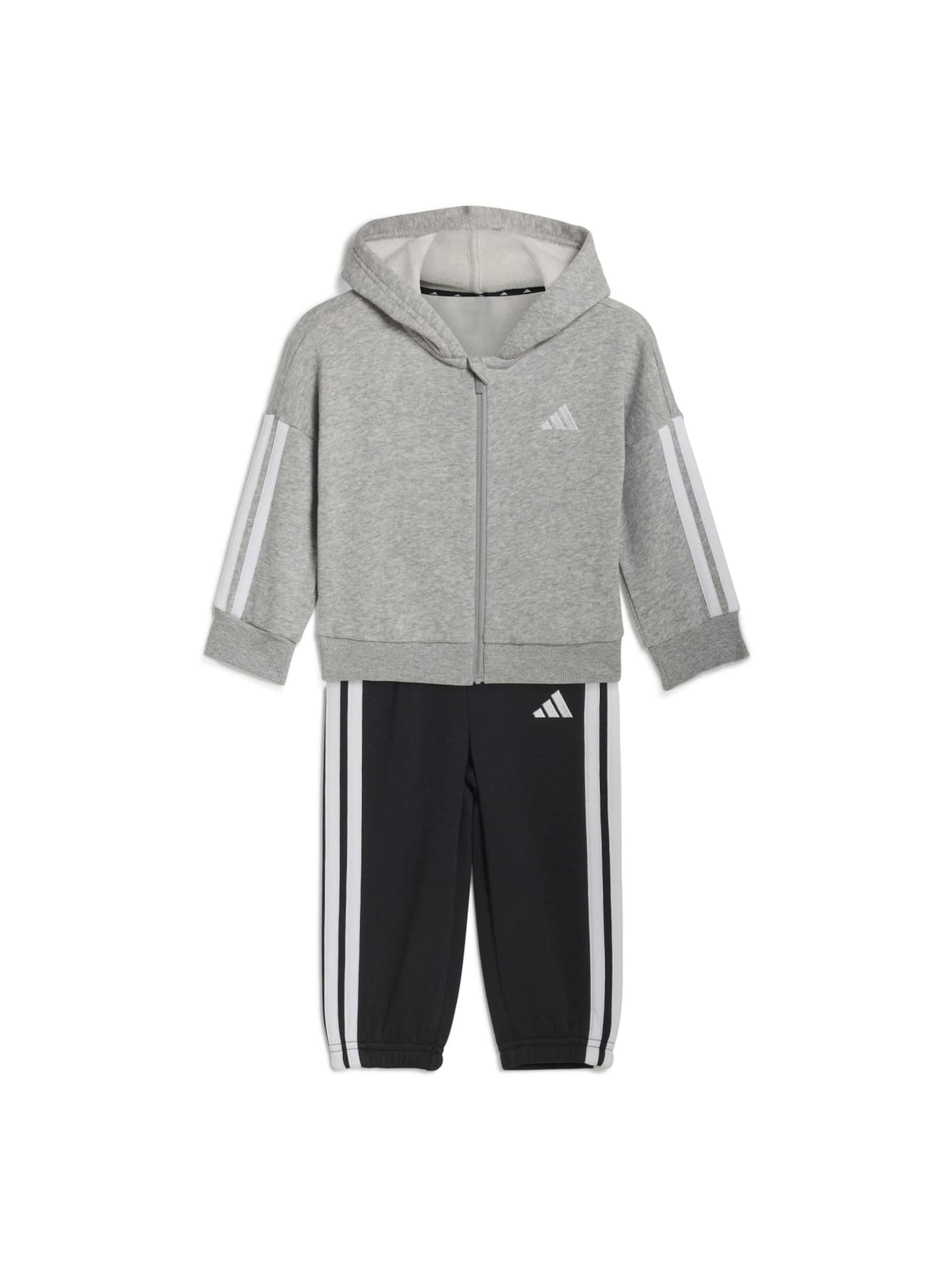 

Adidas Sportswear Спортивный костюм в крапчато-сером и черном цвете
