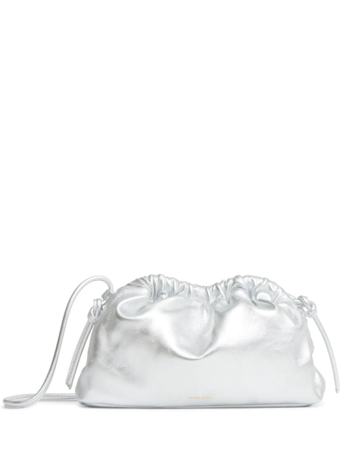 

Мини-клатч Cloud Mansur Gavriel, серебристый