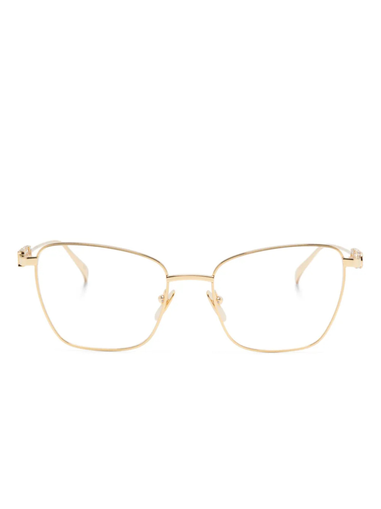 

Очки в квадратной оправе Gucci Eyewear, золотой