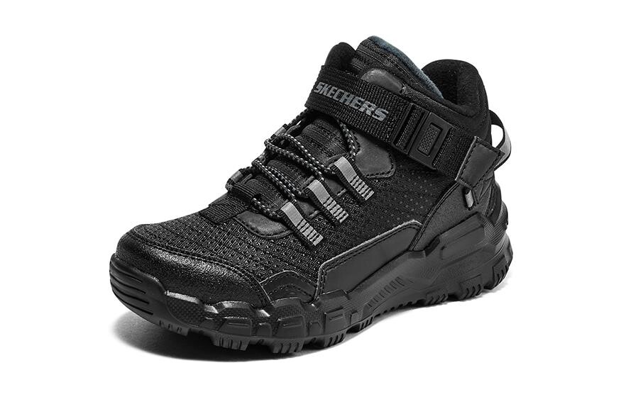 Кроссовки Track Kids Lifestyle GS Mid-top Black Skechers — фото 3
