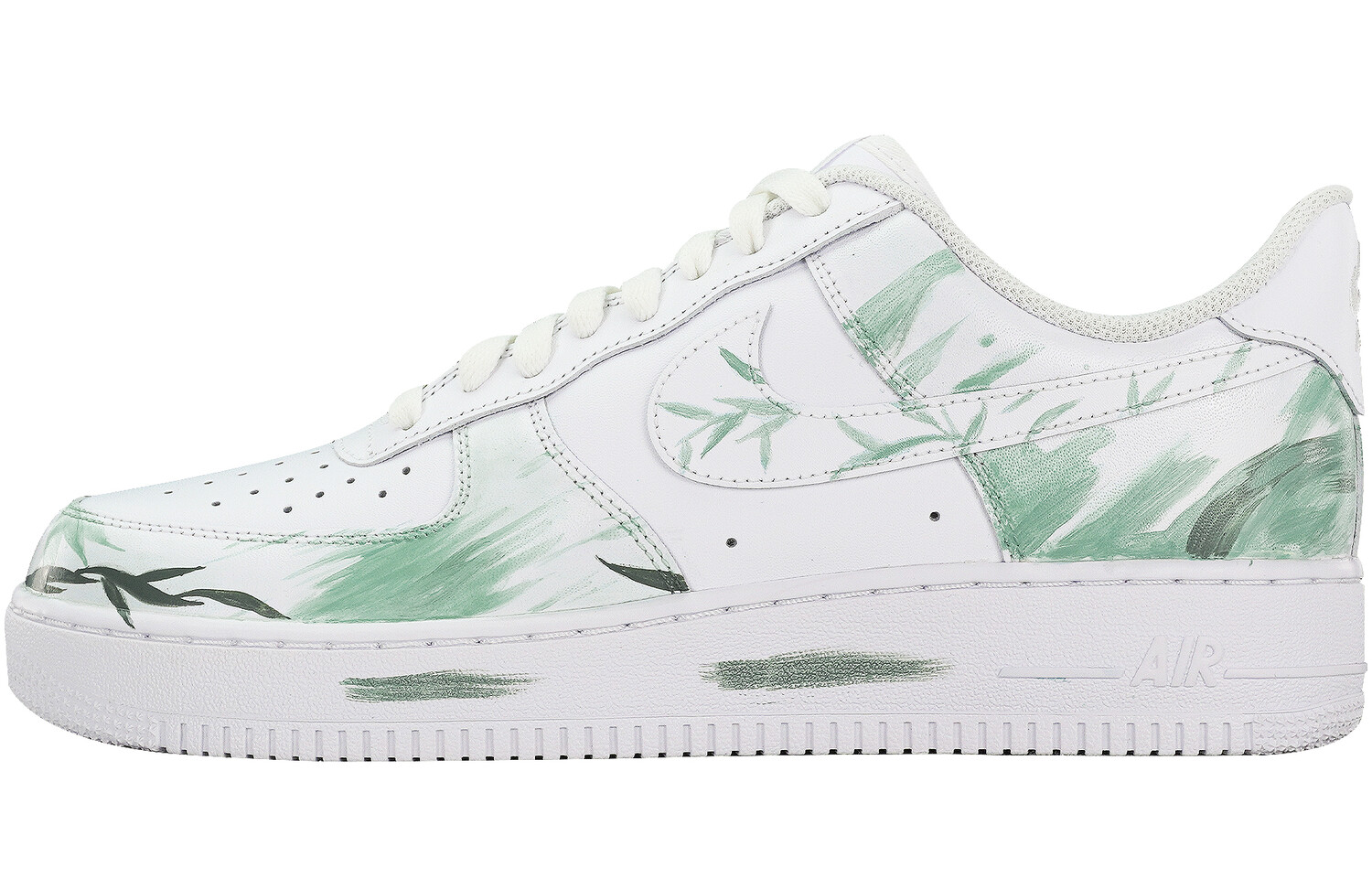 

Кроссовки Nike Air Force 1 Skateboarding Shoes Unisex Low-top Green, белый