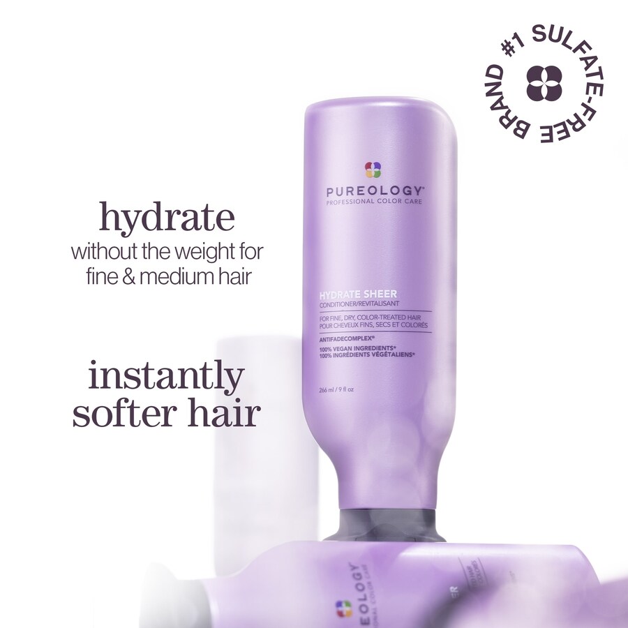 Увлажняющий легкий кондиционер для тонких волос Pureology, 9 fl oz/266 mL — фото 3