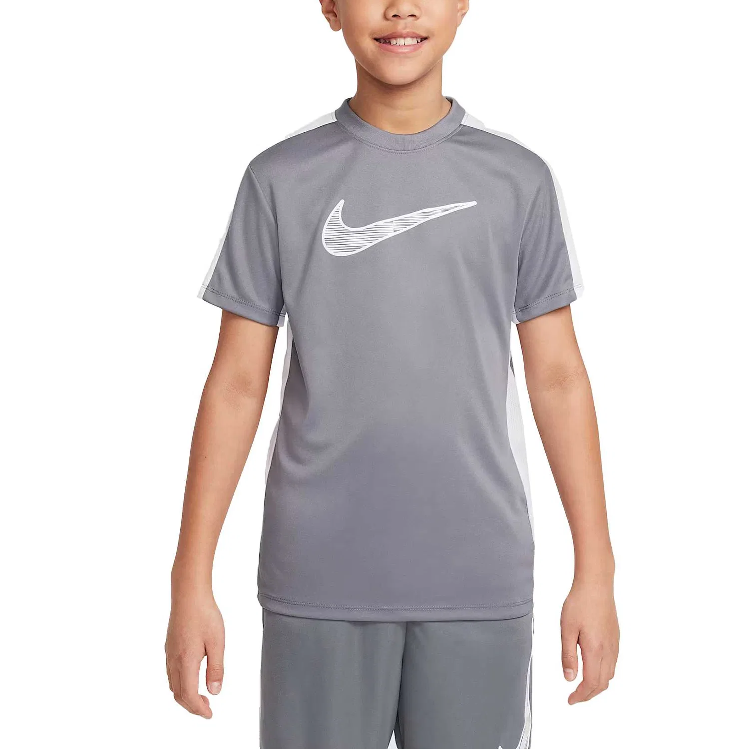 Футболка Dri Fit Trophy23 Smoke Gray Teenagers Nike