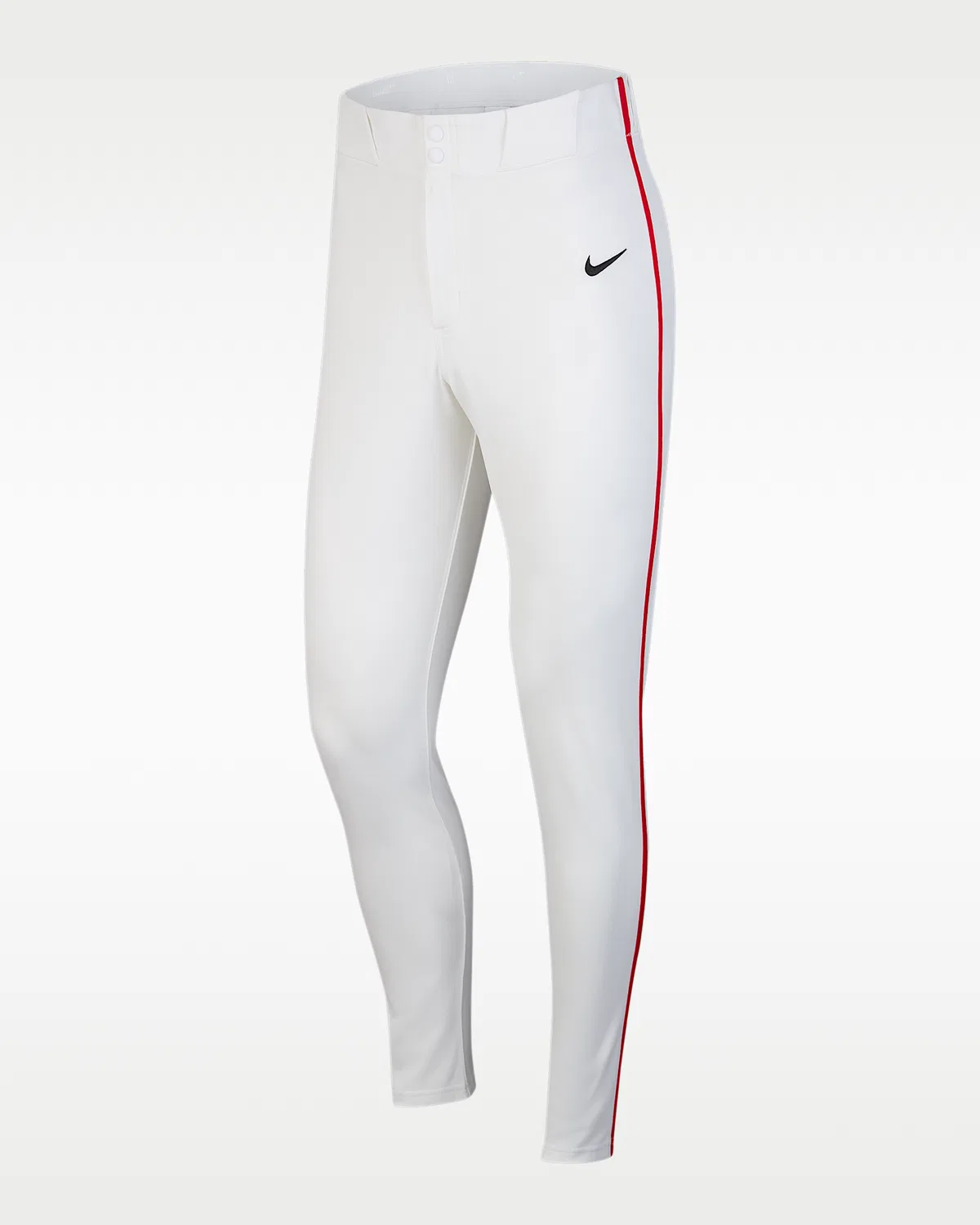 Мужские бейсбольные штаны с кантом Nike Vapor Select, White/University Red/Black