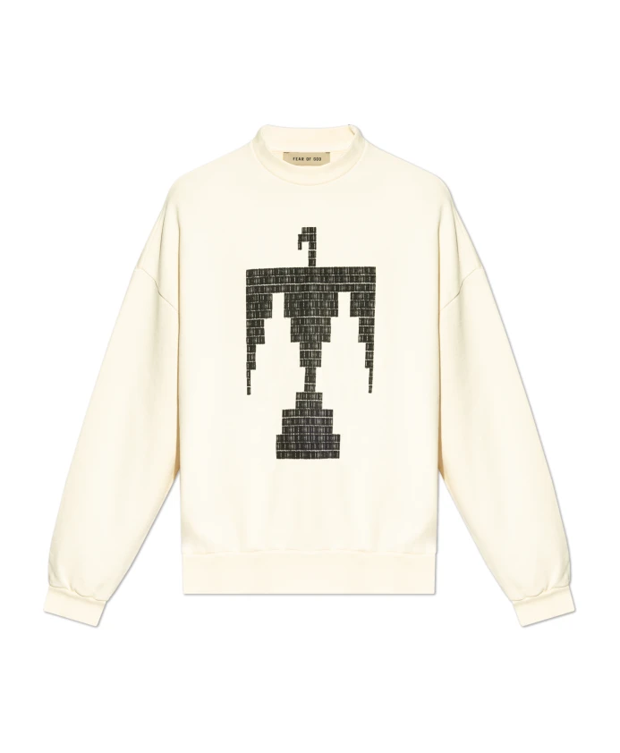 

Толстовка с принтом Fear Of God, бежевый