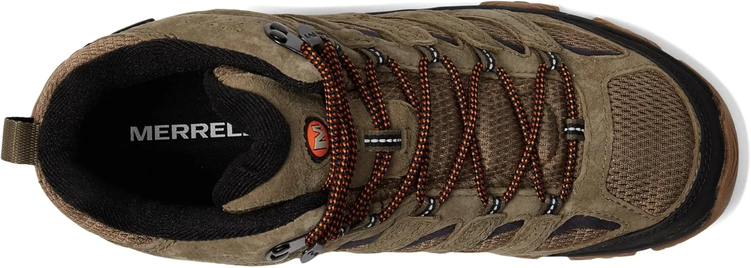 Мужские походные ботинки Merrell Moab 3 Mid водонепроницаемые, оливковый — фото 2