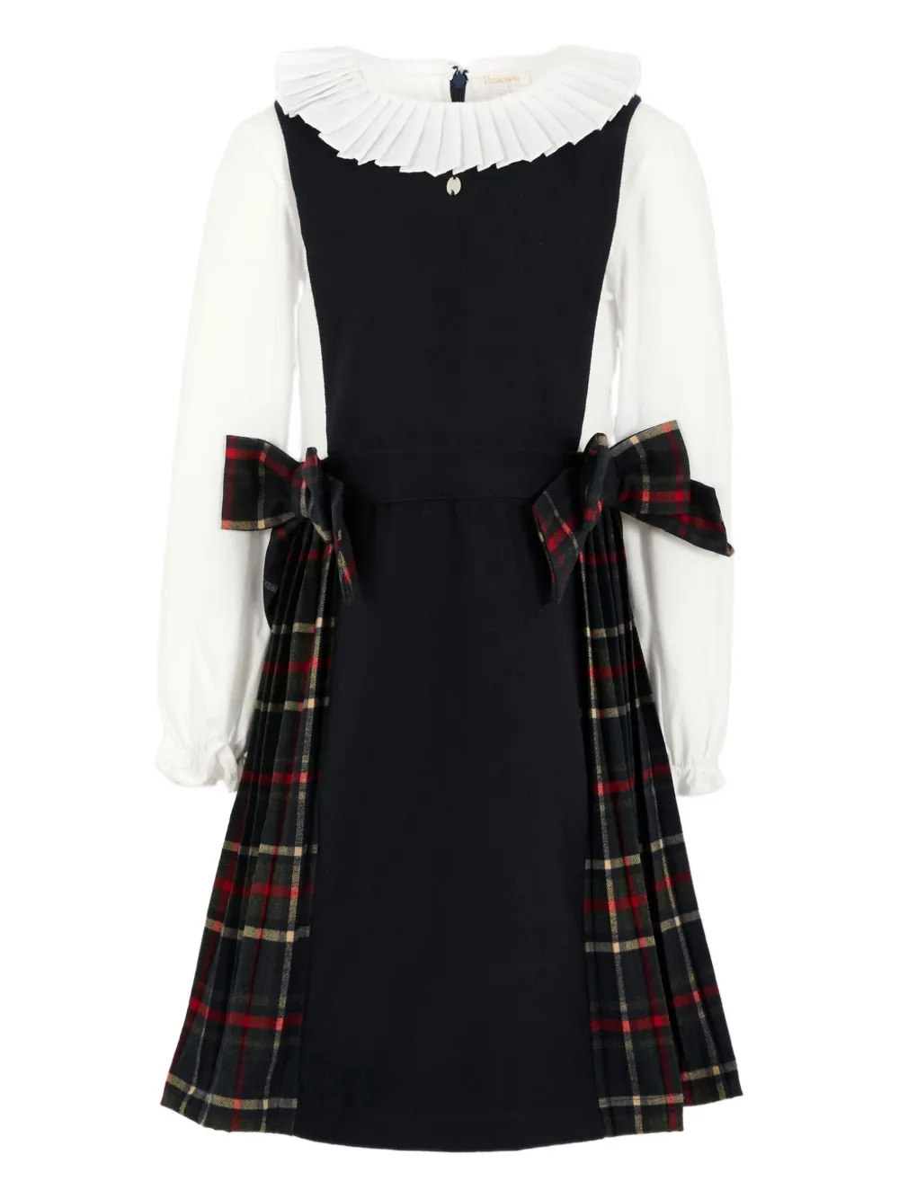 

Платье с плиссированными вставками Patachou, синий