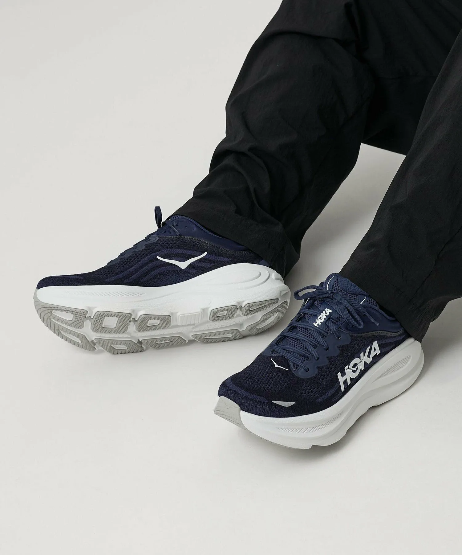 Кроссовки HOKA Bondi 9 Beauty&Youth United Arrows, NAVY — фото 2