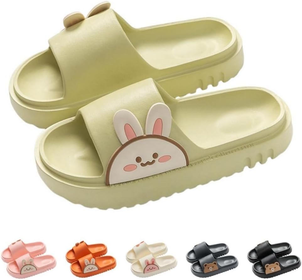 

Милые шлепанцы-зайчики Albiva, зеленый