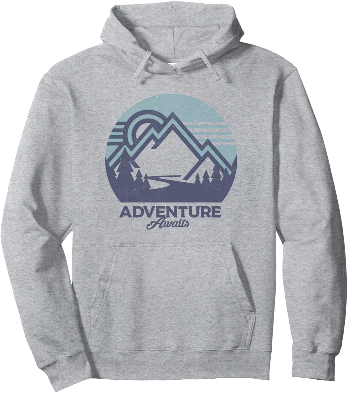 

Модная толстовка с принтом «Приключения ждут» и синим горным кругом, серая Trendy Apparel, Синий, Модная толстовка с принтом «Приключения ждут» и синим горным кругом, серая Trendy Apparel