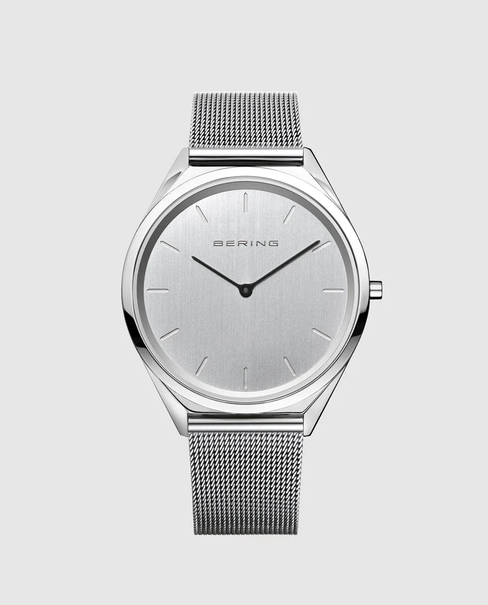 

Bering 17039-000 мужские часы из матовой стали, серебряный