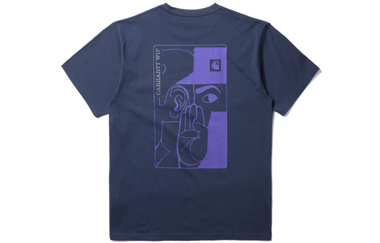 

Carhartt WIP Футболка мужская темно-синяя, Синий, Carhartt WIP Футболка мужская темно-синяя