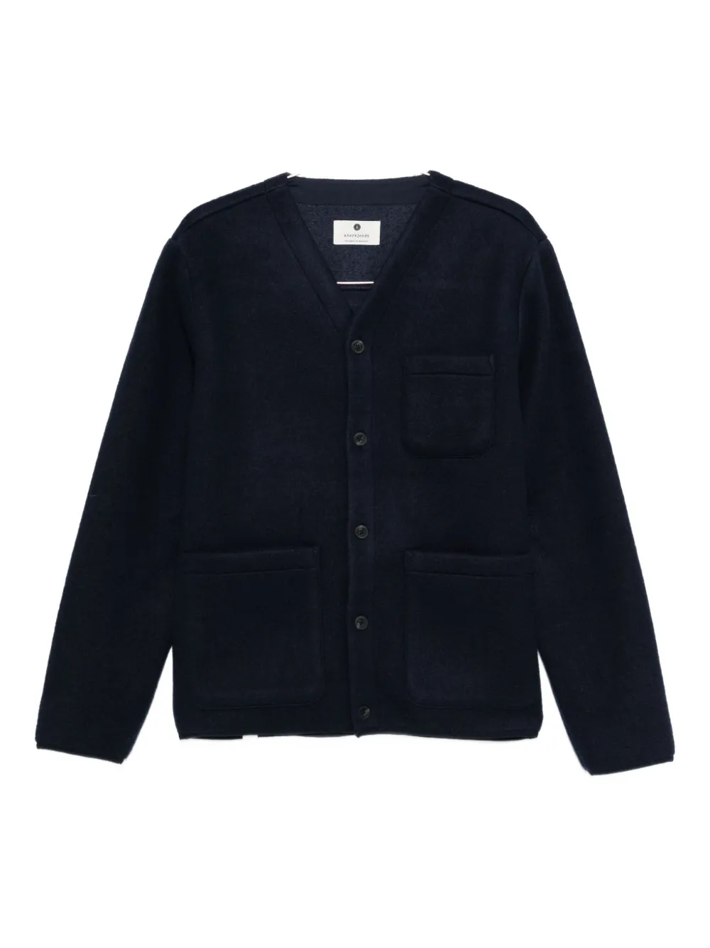 

Кардиган Aksigurd с накладными карманами ANERKJENDT, синий