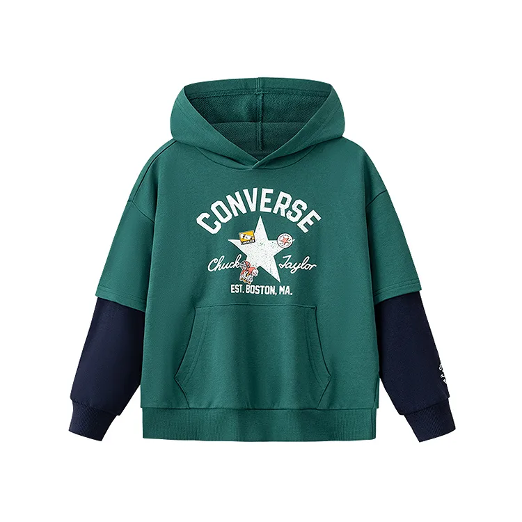 Детский худи Converse, Antique Green