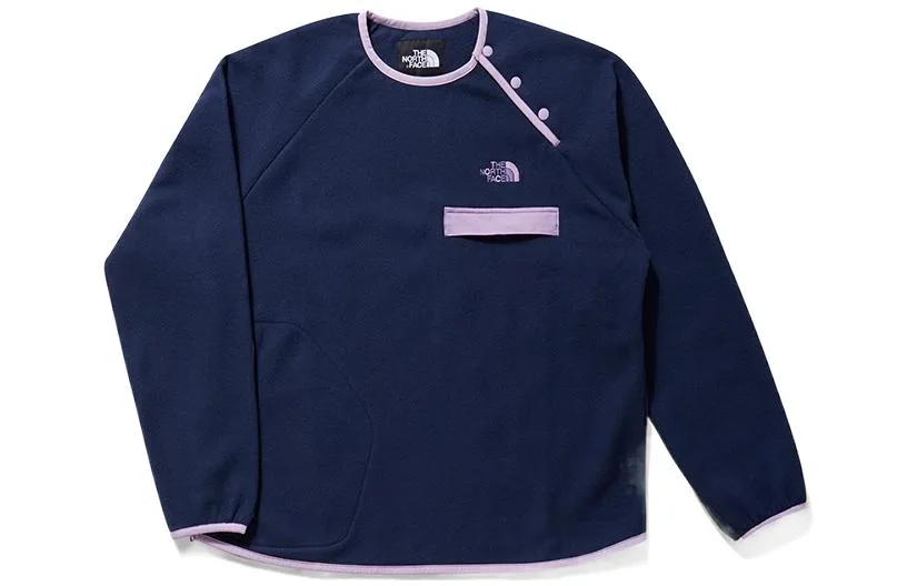 Детский свитшот CLOT с круглым вырезом THE NORTH FACE, бледно-голубой — фото 3