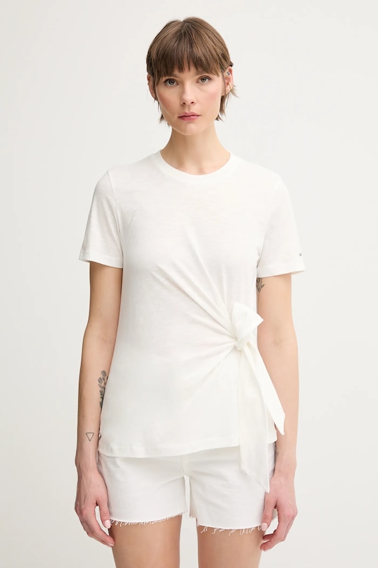 

Хлопковая футболка Tommy Hilfiger, белый