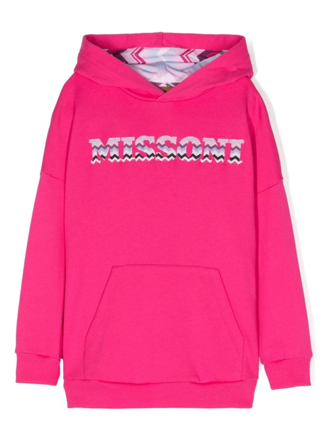 

Missoni Kids худи с логотипом, розовый