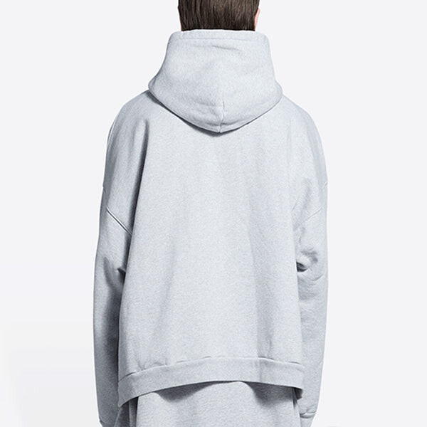 Толстовка slime hoodie wide fit 'grey green' Balenciaga, серый — фото 4