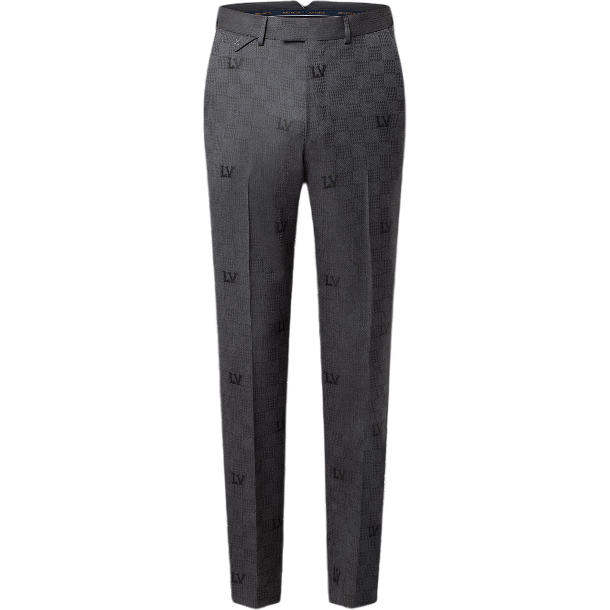 

Брюки Pont Neuf Cigarette LOUIS VUITTON, серый