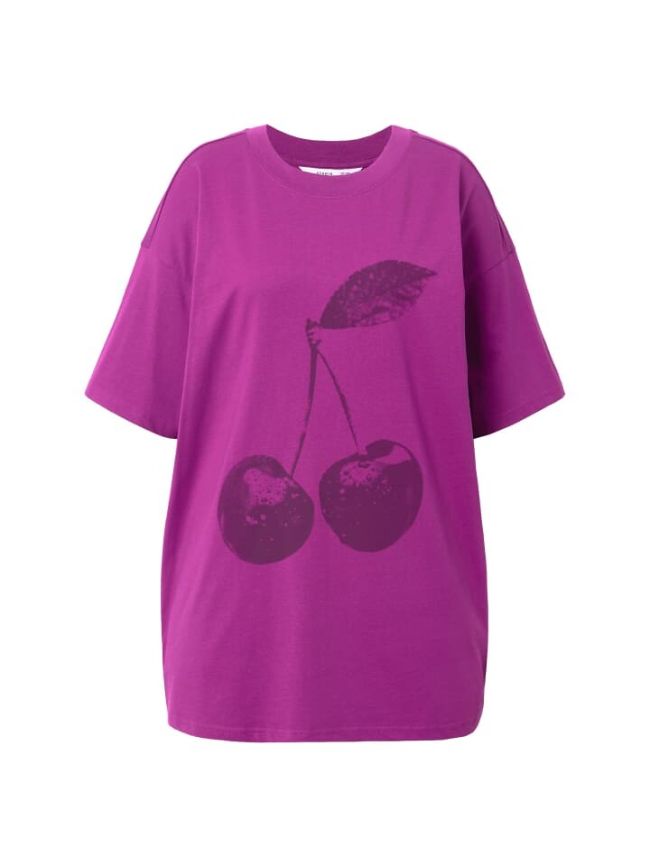 

Футболка Studio Untold Shirt, цвет dunkelmagenta