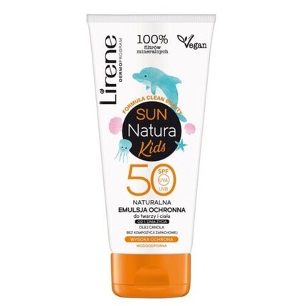 

Sun Natura Kids Натуральная защитная эмульсия SPF50 100 мл лирен Assorted