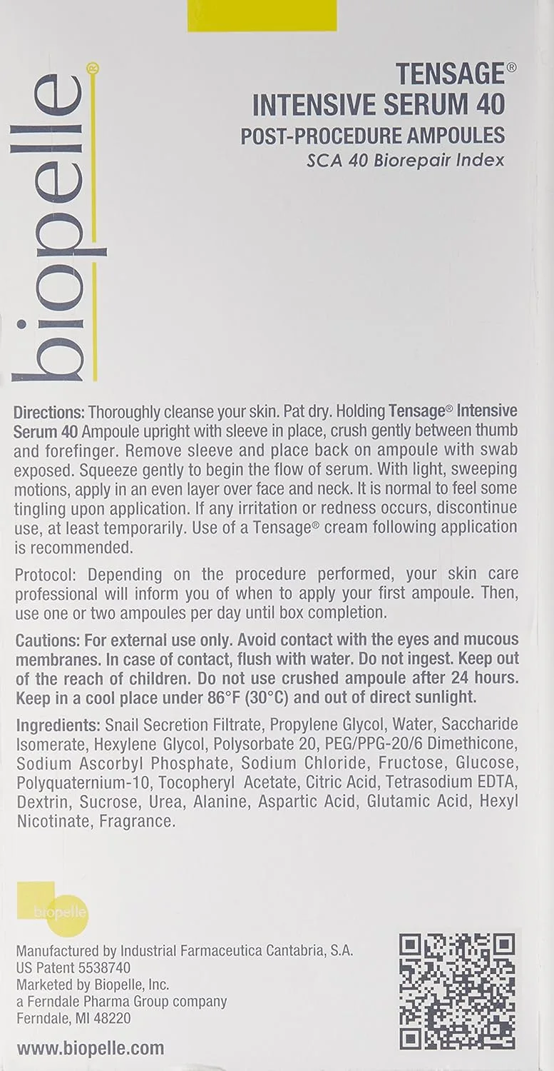 Сыворотка Biopelle — Tensage Growth Factor Intensive Serum - ампулы для интенсивного восстановления после — фото 2