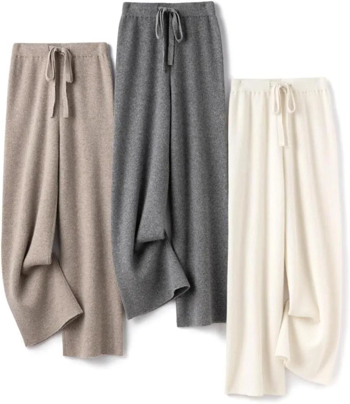 Брюки Active Ribbed Wool Pants, Light Taupe — фото 2