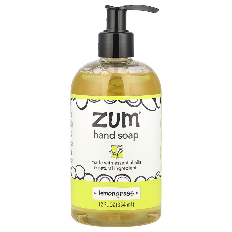 

ZUM, Zum Hand Soap, лемонграсс, 354 мл (12 жидк. унц.)