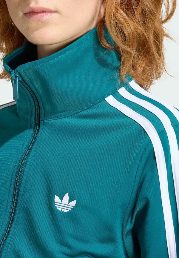 Классическая тренировочная куртка firebird Adidas Originals, Legacy Teal/White — фото 3