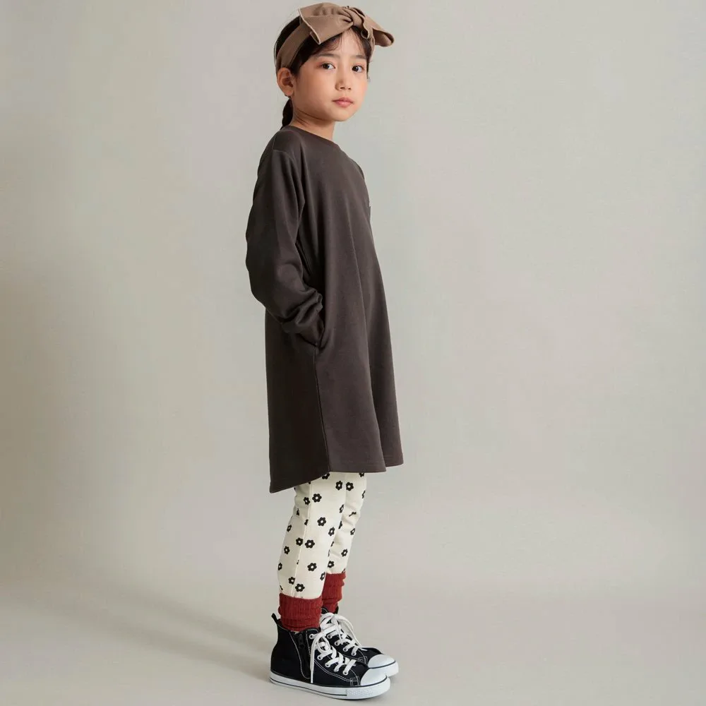 Платье с длинными рукавами и вышивкой в одну точку Branshes, Charcoal Gray — фото 4