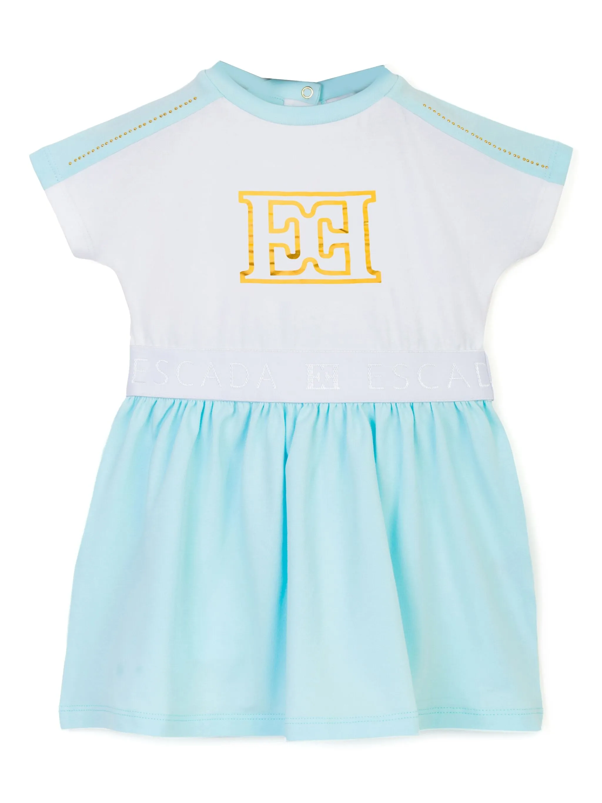 

Платье с пуговицами Escada Kids, белый