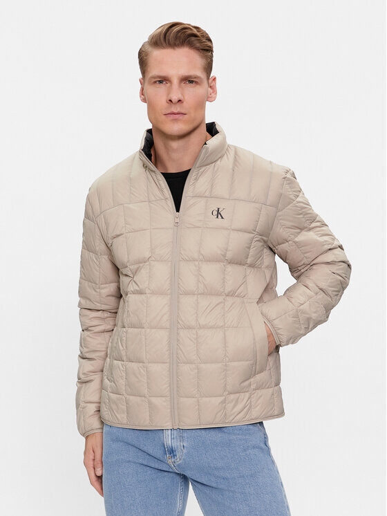 

Пуховик стандартного кроя Calvin Klein, бежевый