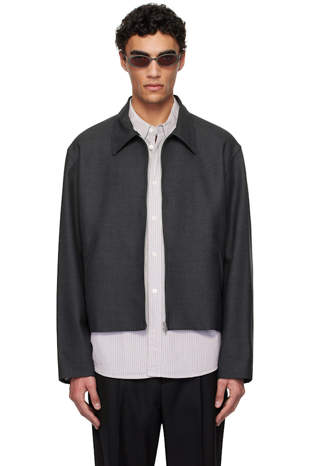 

Мини-жакет Our Legacy, цвет premium charcoal office wool, Черный, Мини-жакет Our Legacy, цвет premium charcoal office wool