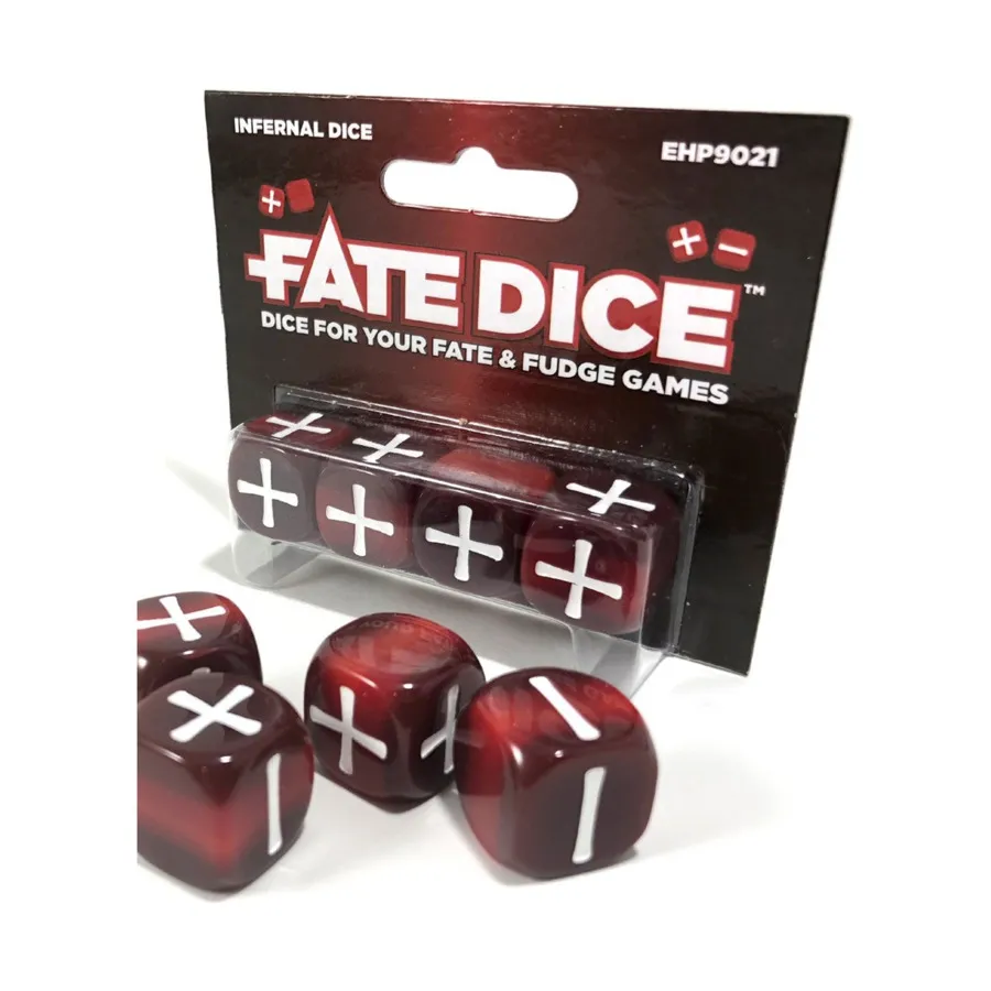 

Инфернальные кости (4), Fate Dice (Evil Hat Productions)