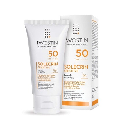 

Iwostin Solecrin Sensitive Protection Emulsion SPF 50+ Солнцезащитный крем 100 мл