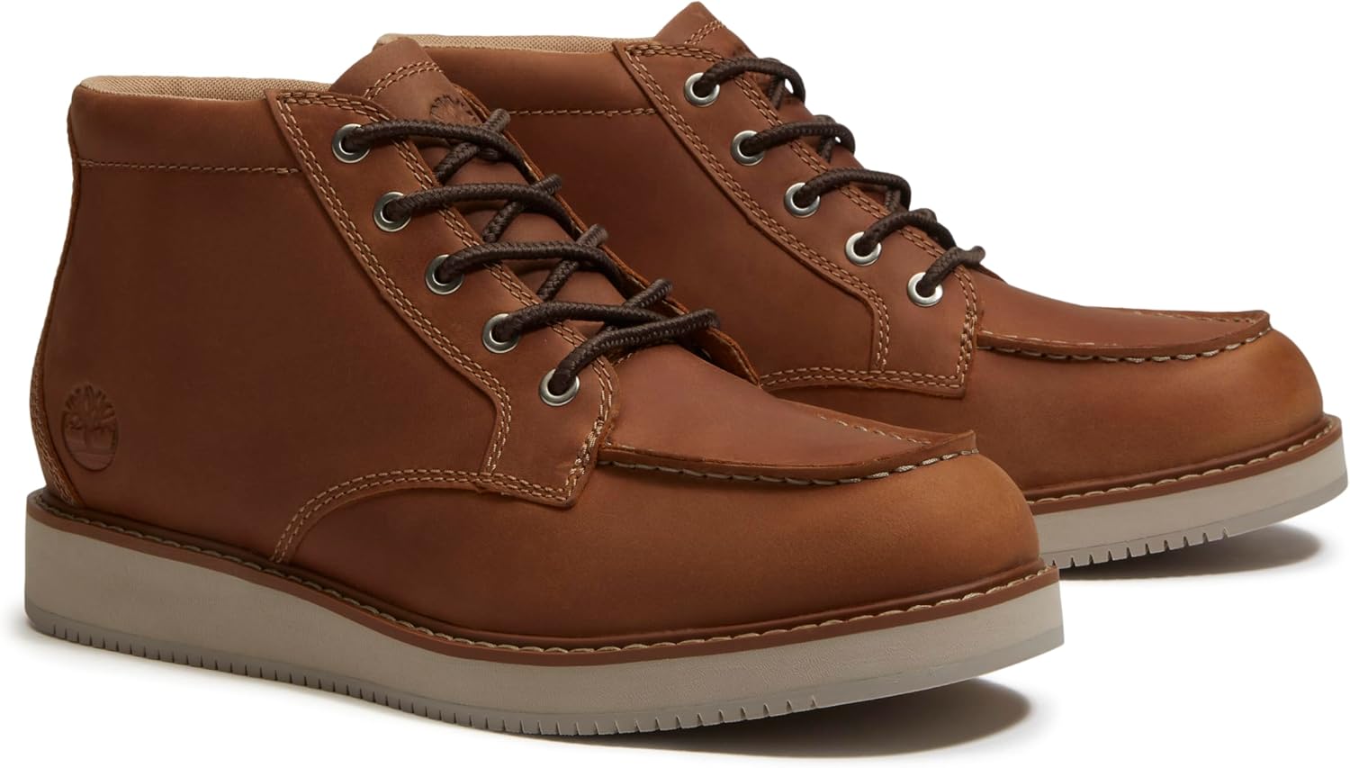 Мужские ботинки Timberland Redwood Edge Mid Chukka на шнуровке, коричневый — фото 2
