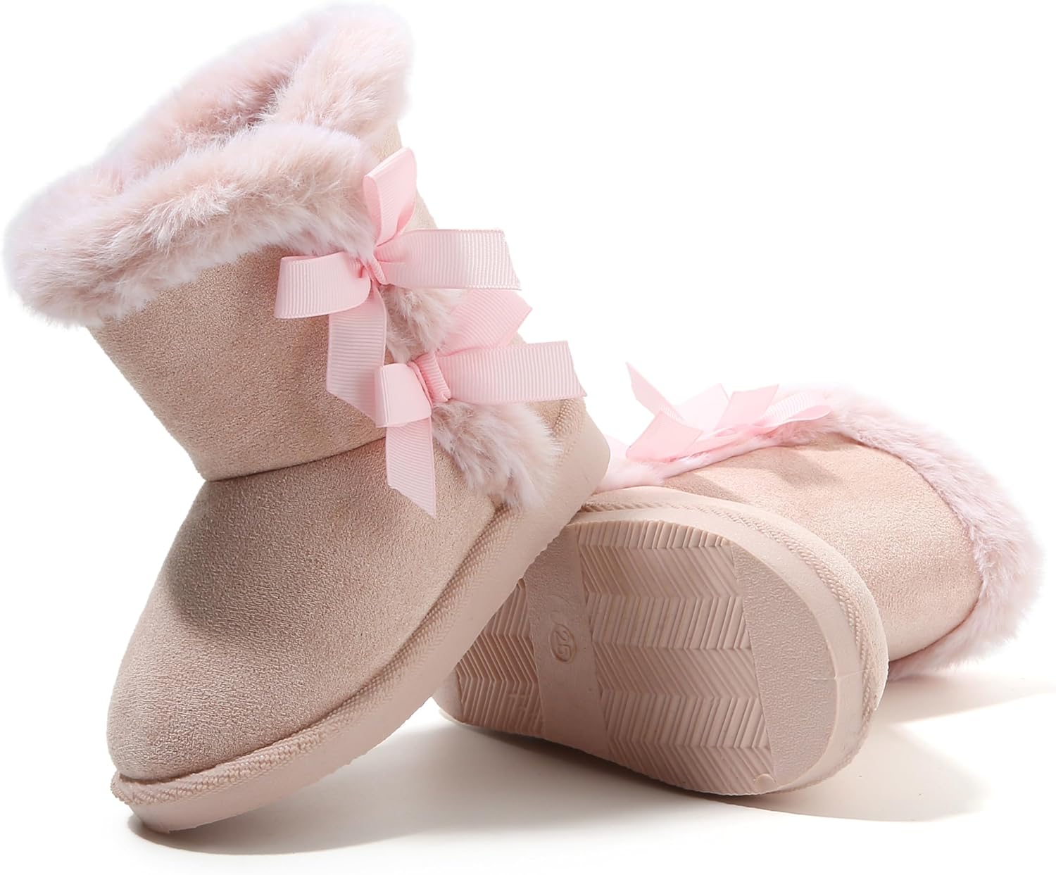 

Детские зимние сапоги Femizee для девочек и мальчиков, теплые зимние уличные снежные ботинки (для малышей/маленьких детей), 1968 Pink