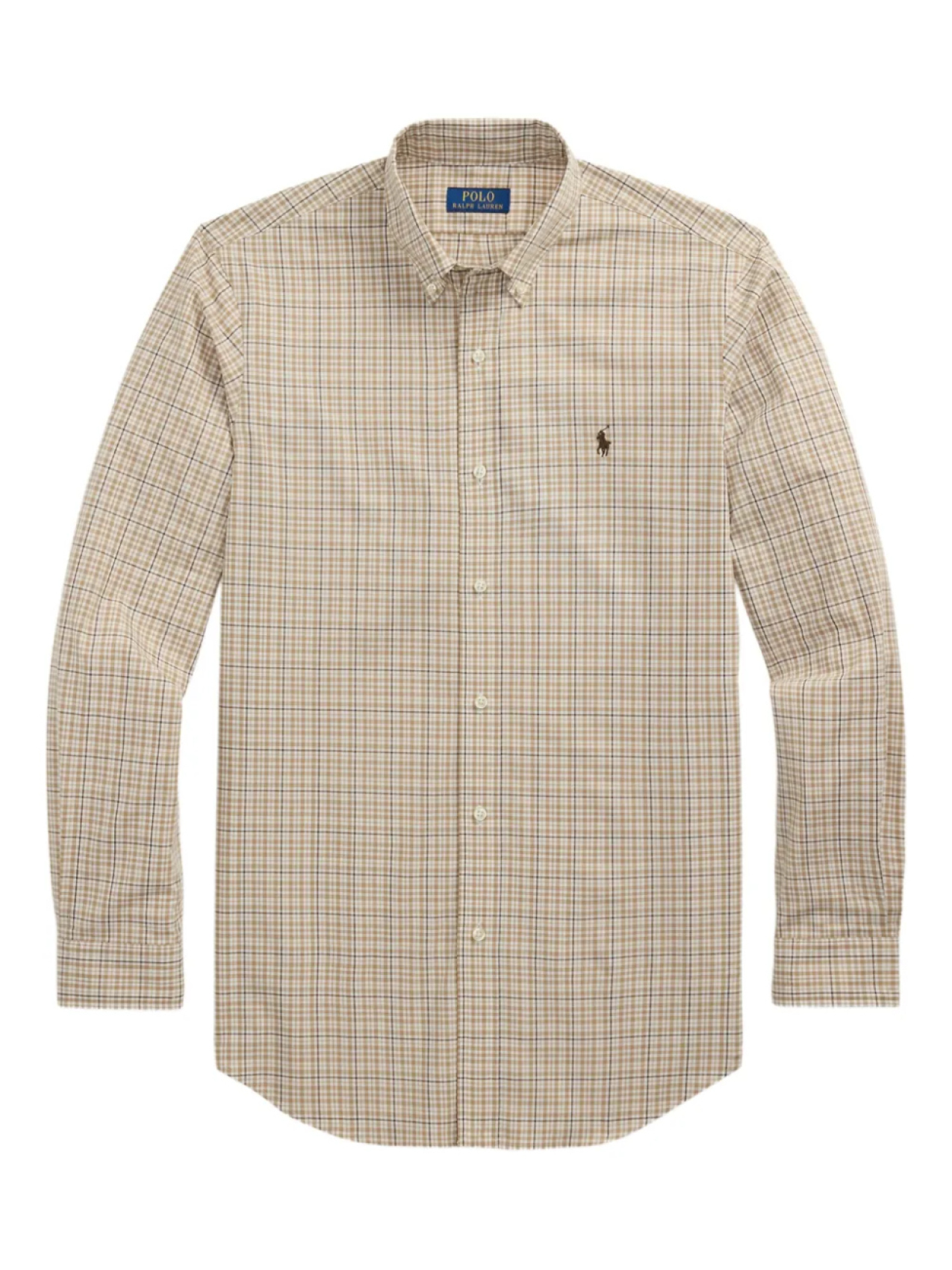 

Polo Ralph Lauren рубашка из эластичного хлопка, нейтральный