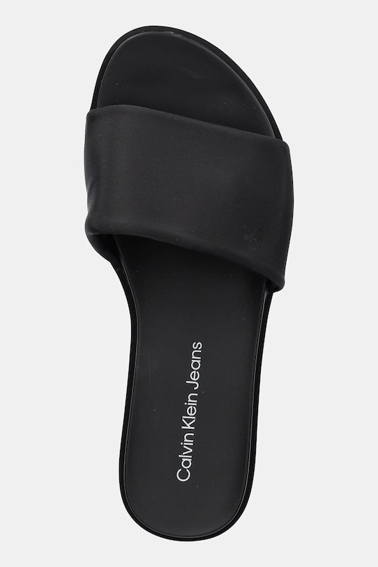 Шлепанцы Flatform Sandal Slide из нейлона Calvin Klein Jeans, черный — фото 4