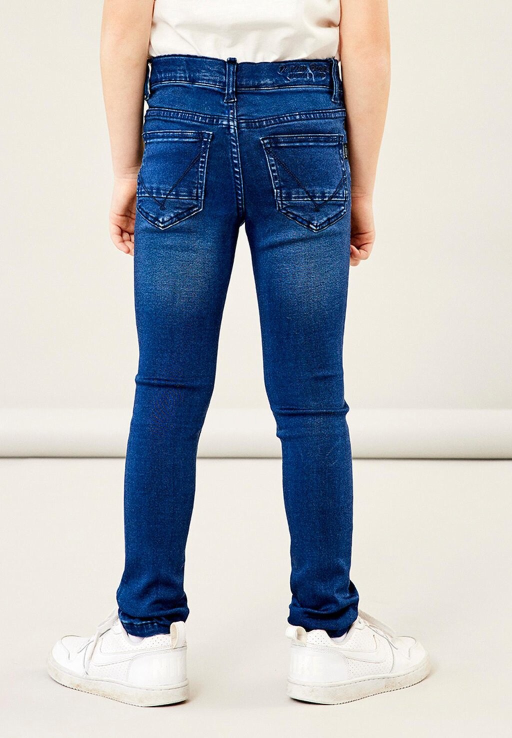 Джинсы Skinny Fit NKMTHEO PANT Name it, цвет dark blue denim — фото 2
