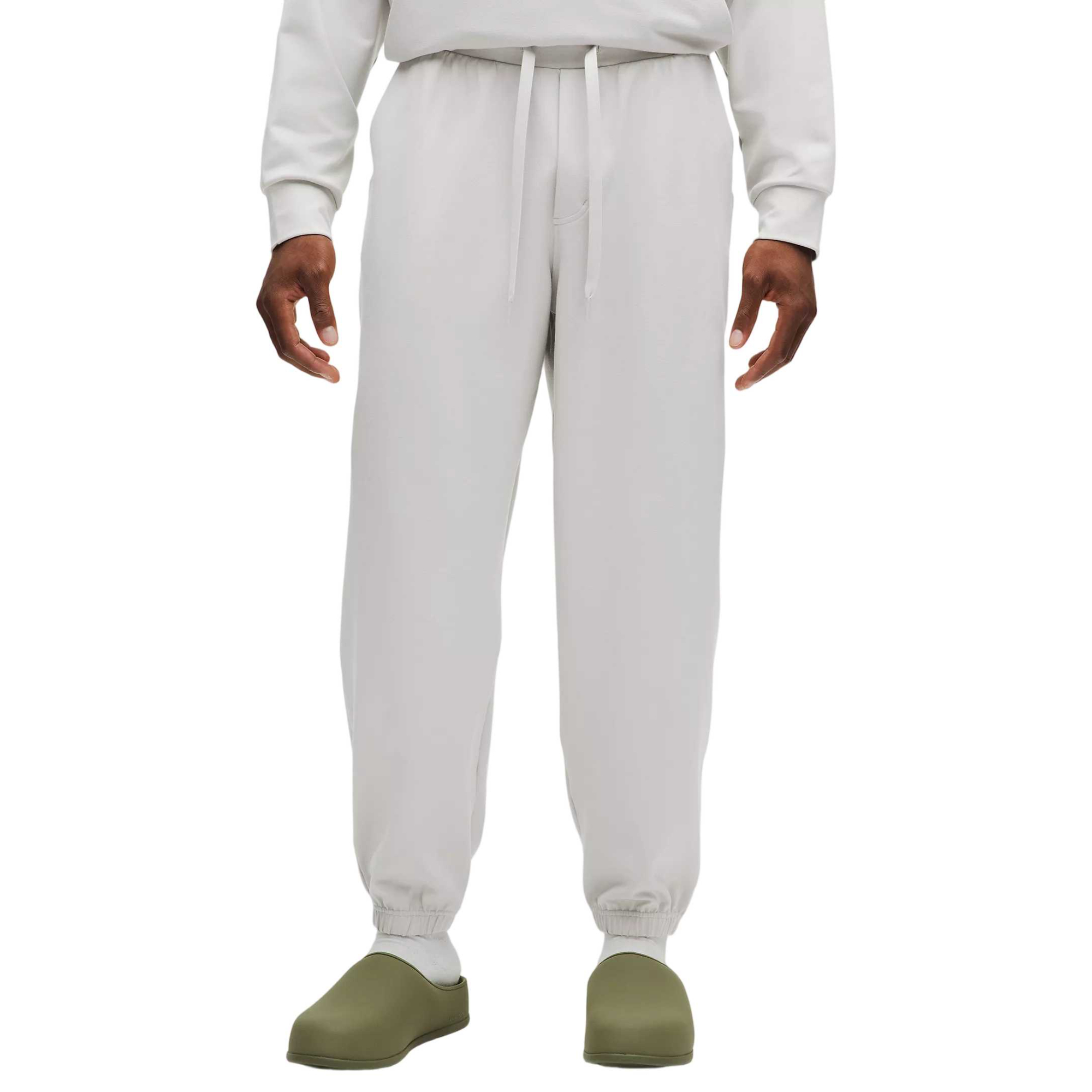 

Тяжелые спортивные брюки для мужчин Lululemon, dove серый/dvgy