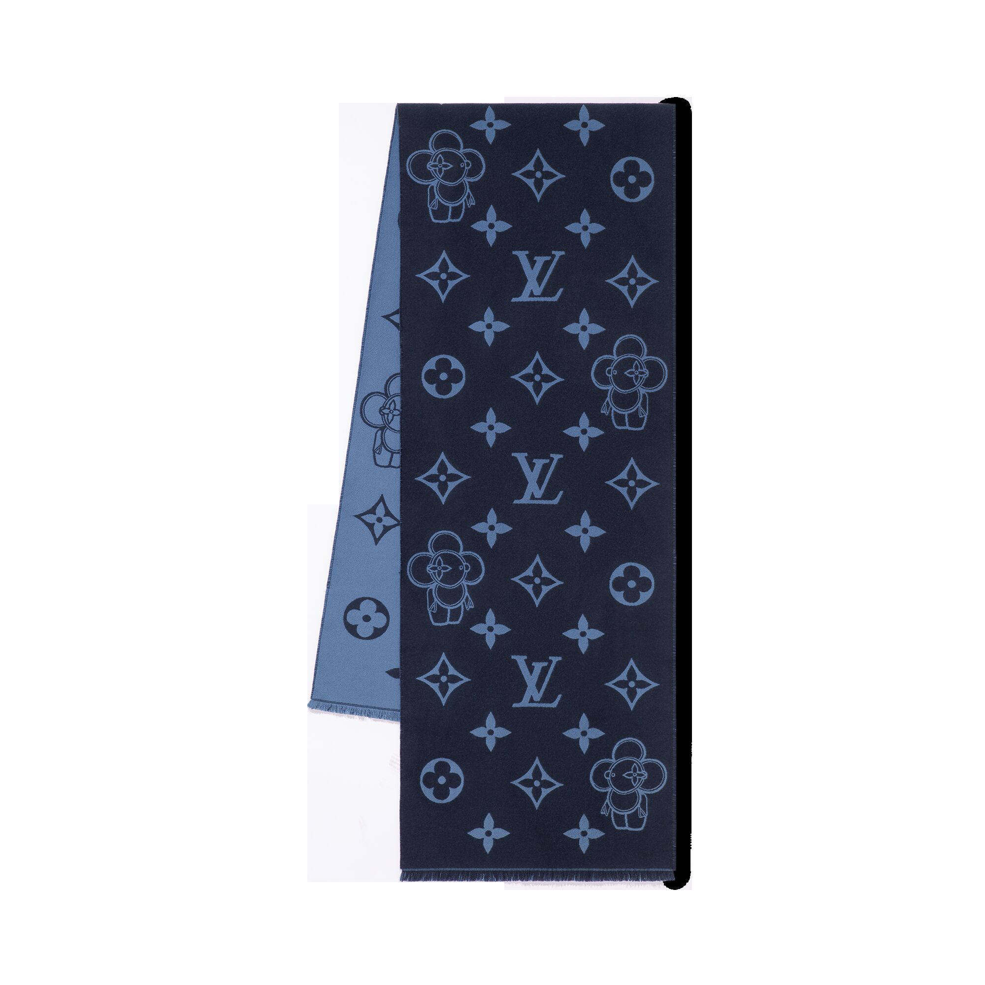 

Шарф с монограммой Vivienne Louis Vuitton, синий
