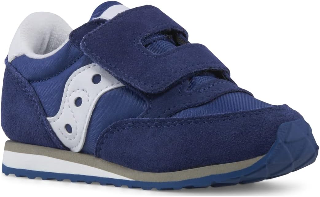 Кроссовки Saucony Unisex-Child Originals Jazz на липучке (для малышей/детей младшего возраста), синий — фото 2