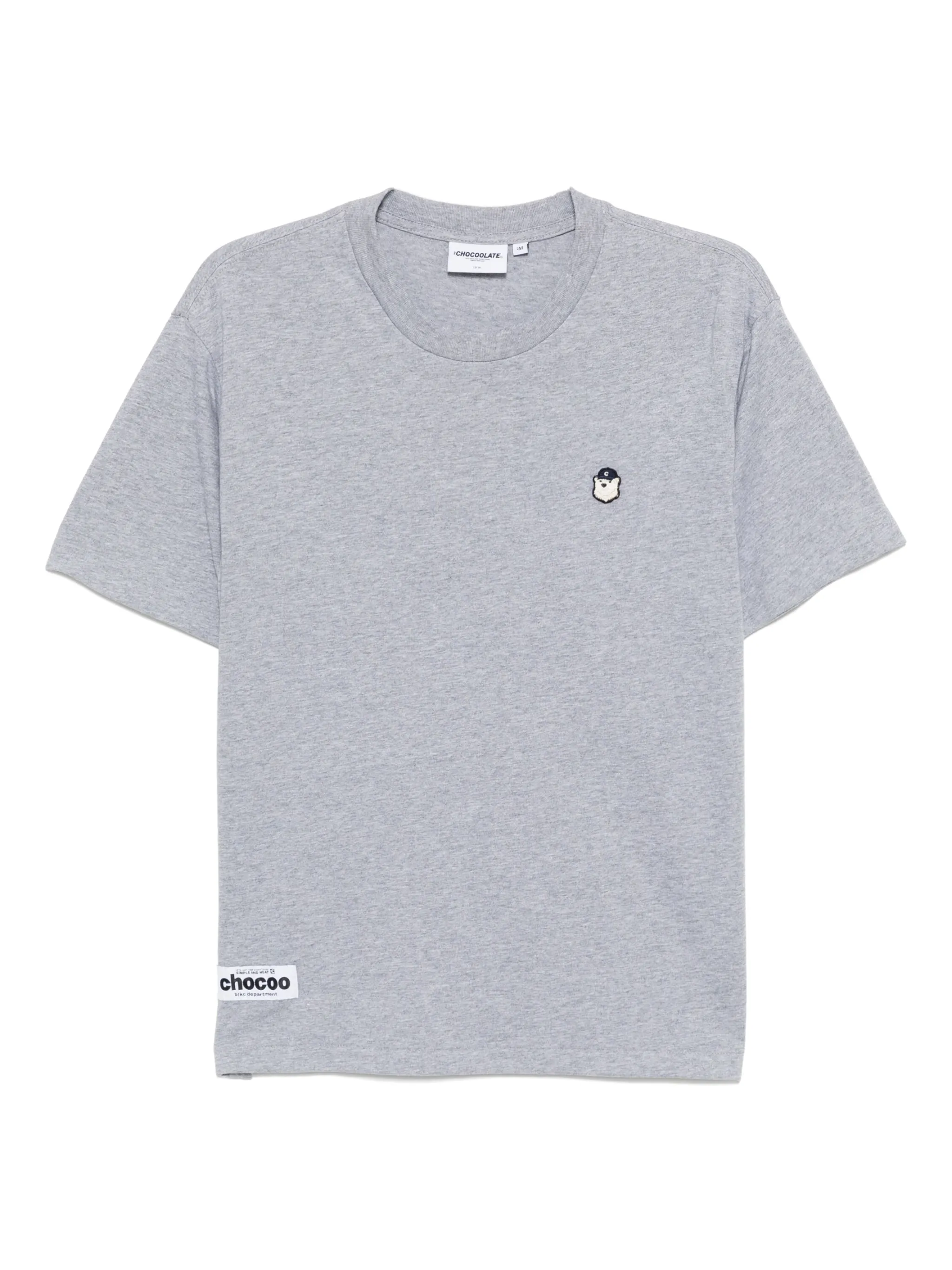 

Футболка с нашивкой-логотипом Chocoolate, серый