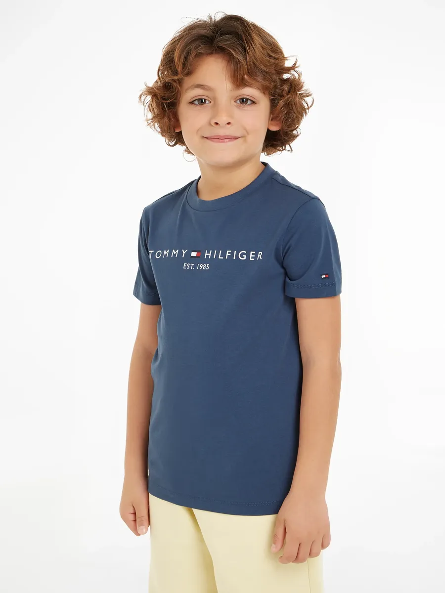 

Футболка Tommy Hilfiger "U ESSENTIAL TEE S/S" с круглым вырезом, цвет Aegean Sea